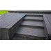 Composite Decking Board Grey / Black / Ash / Brown / Anthracite Wood Grain Effect 3m - Plastic Decking PVC Decking WPC Decking Hollow Garden Outdoor Exterior Decking Boards 